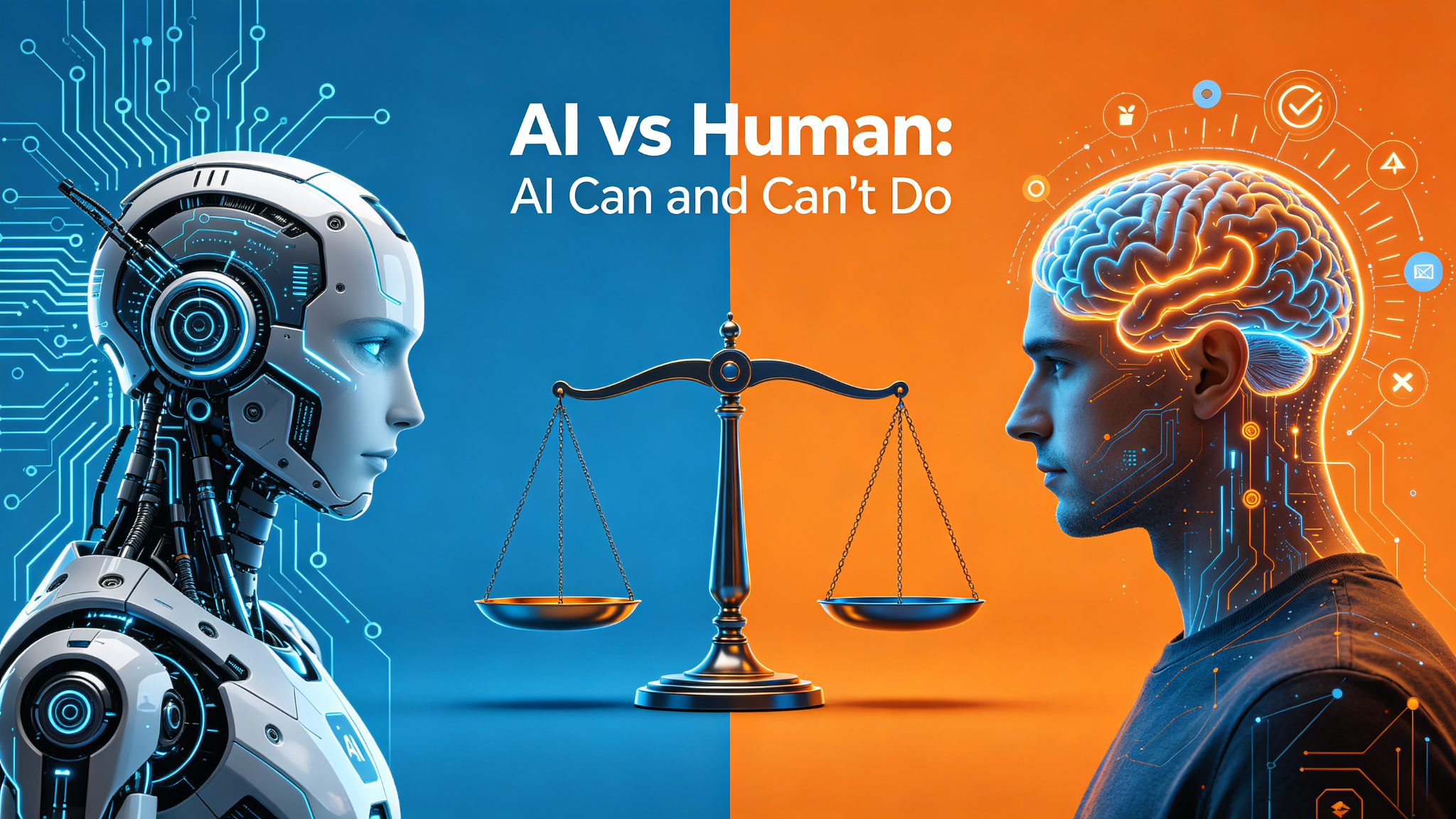 AI vs Human: What AI Can and Can't Do in 2026
