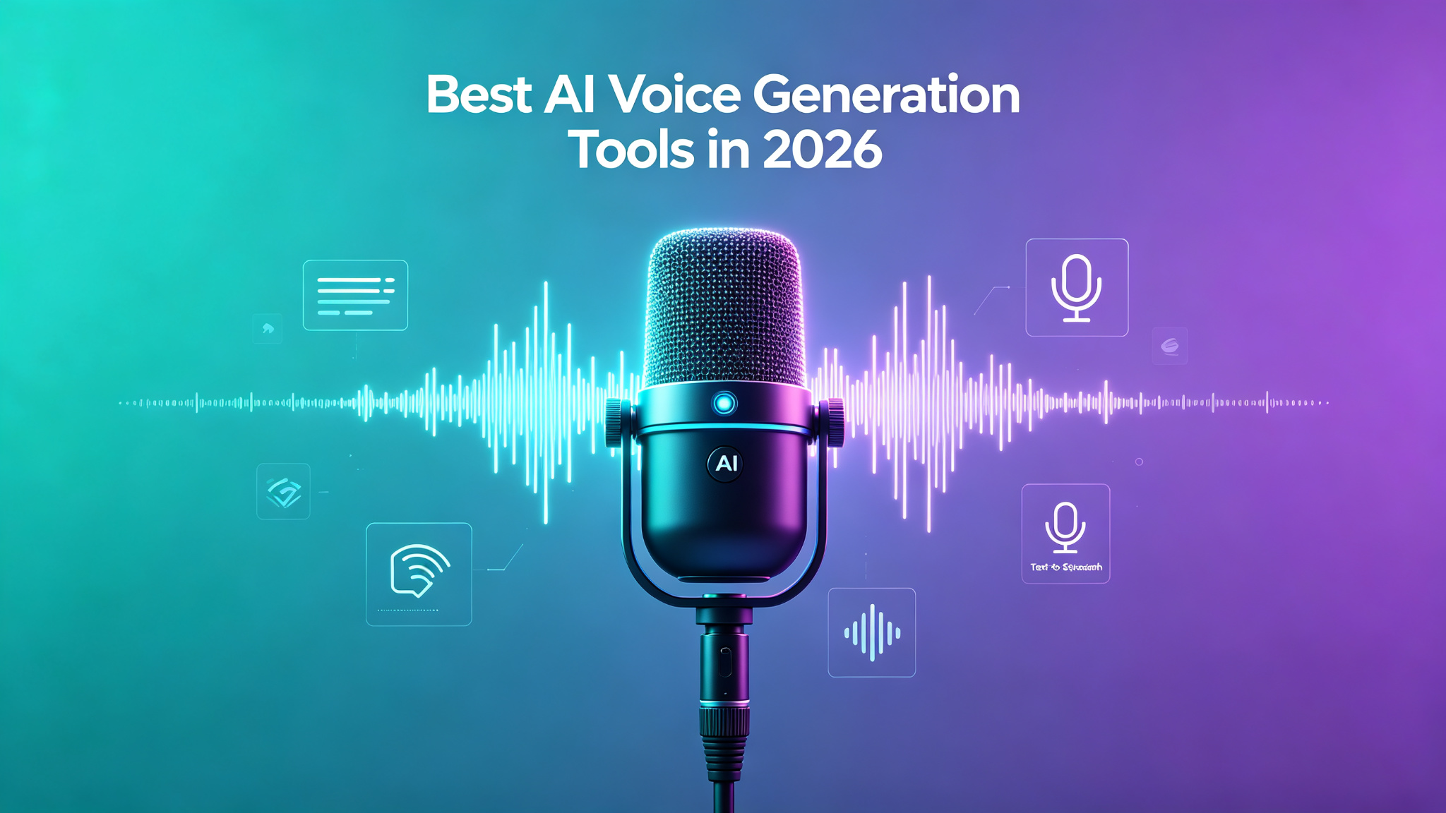 Best AI Voice Generation Tools in 2026: Complete Guide
