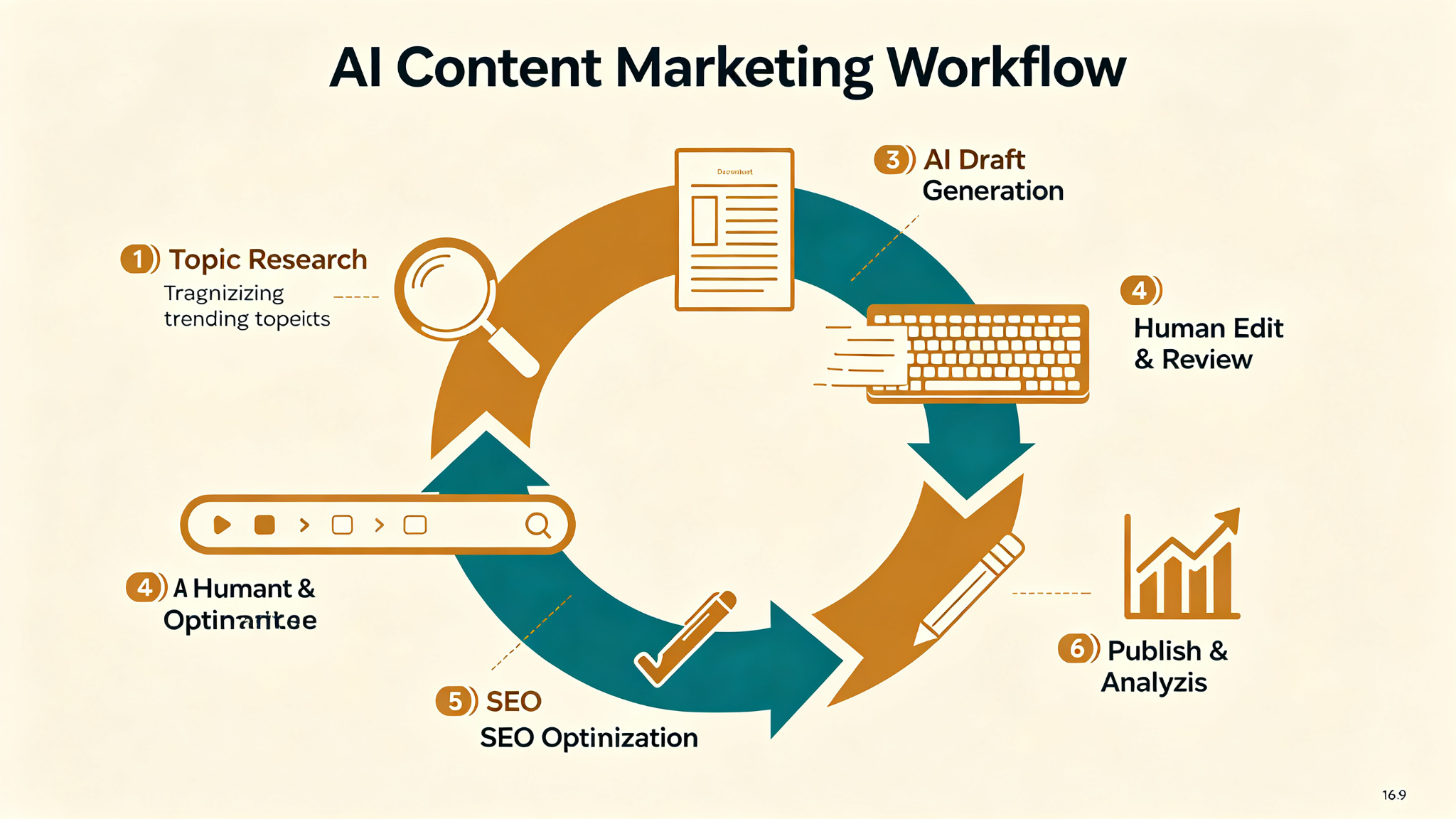 AI content marketing workflow