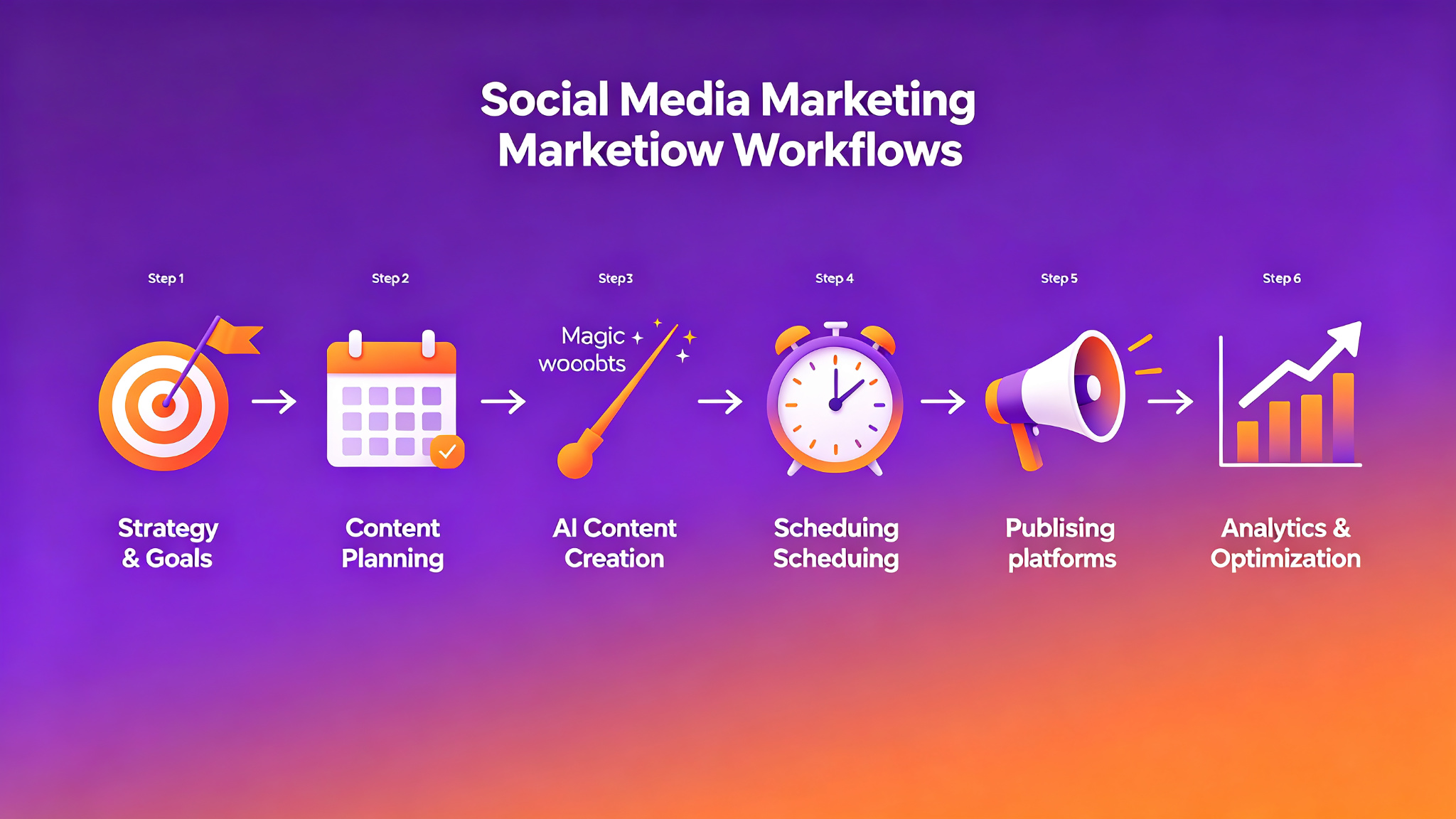 AI Social Media Marketing Workflow: Strategy to Analytics in 2026