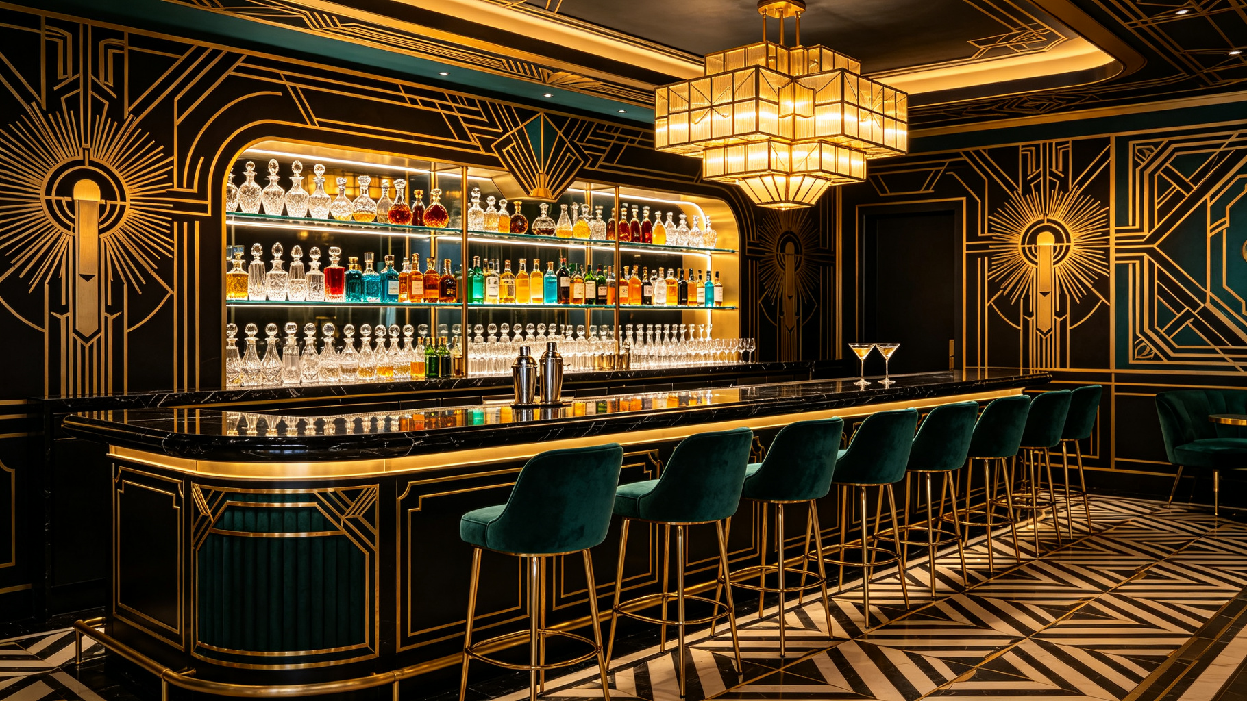 Art Deco Cocktail Bar
