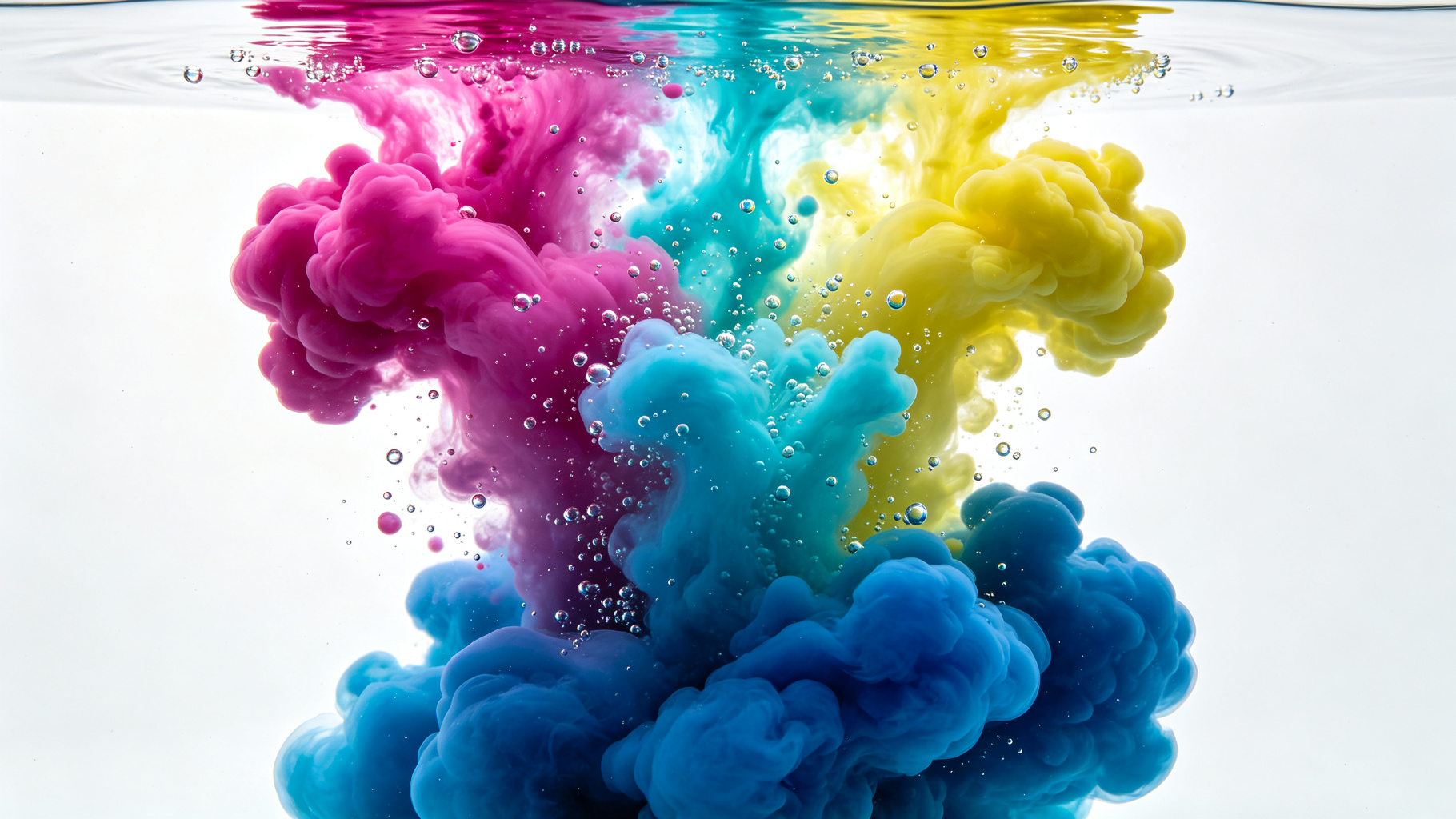 Ink Droplet Explosion