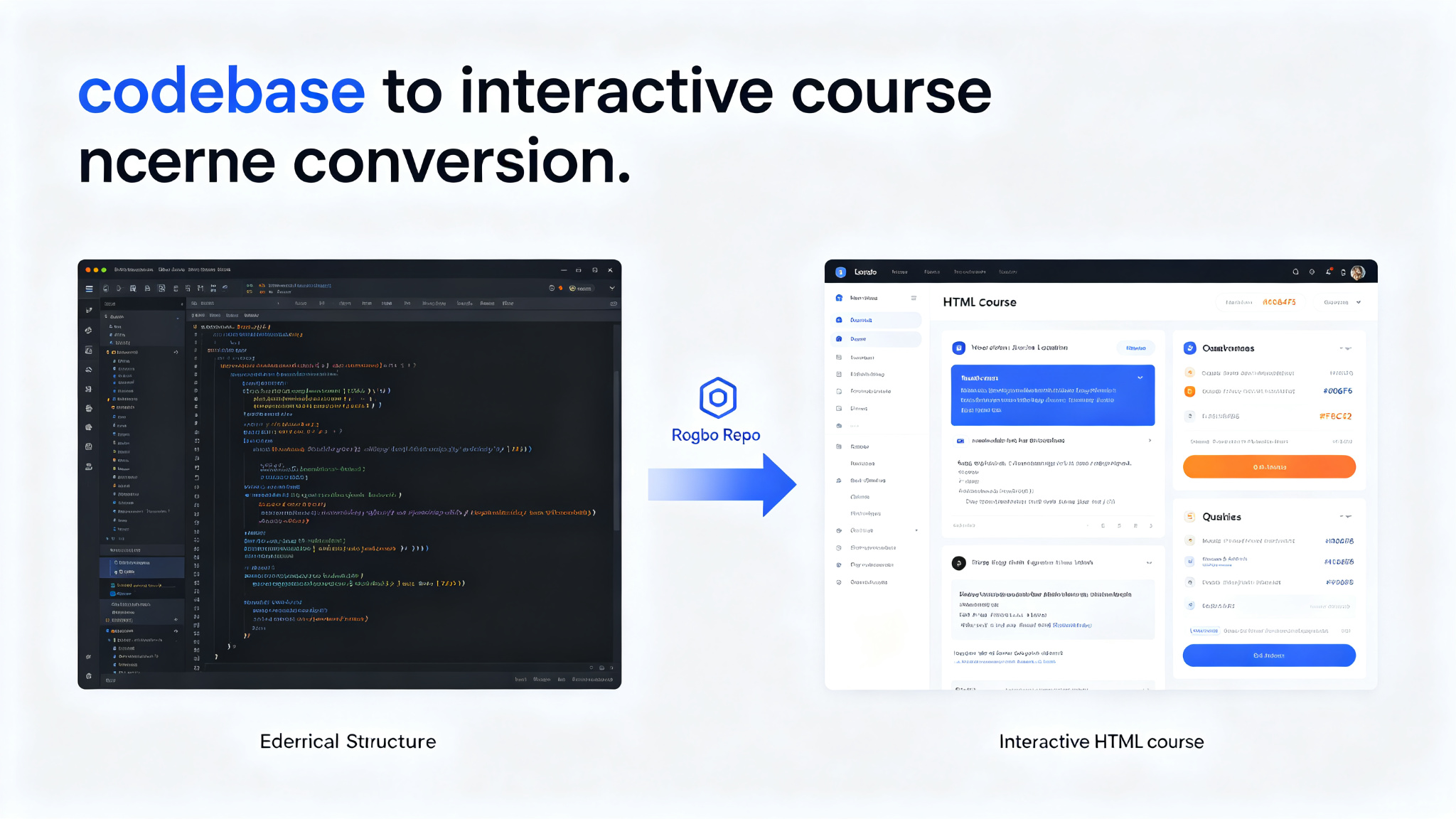 Codebase to Course — Turn any GitHub repo into an interactive HTML course