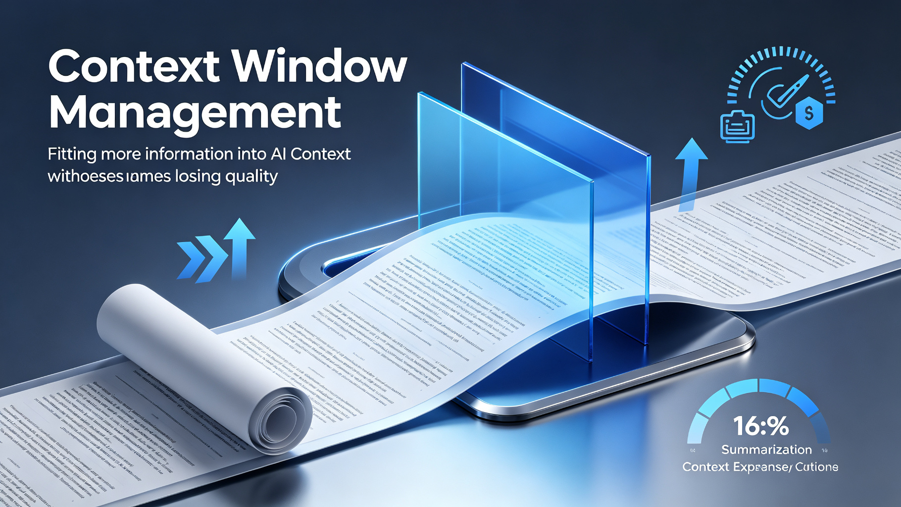 Context Window Management — fit more without losing quality