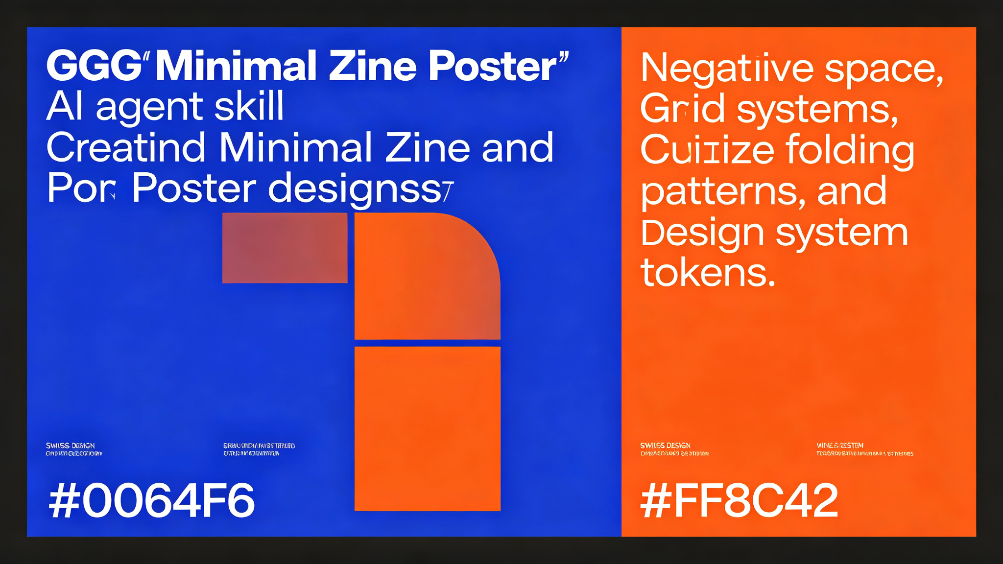 GC Minimal Zine Poster
