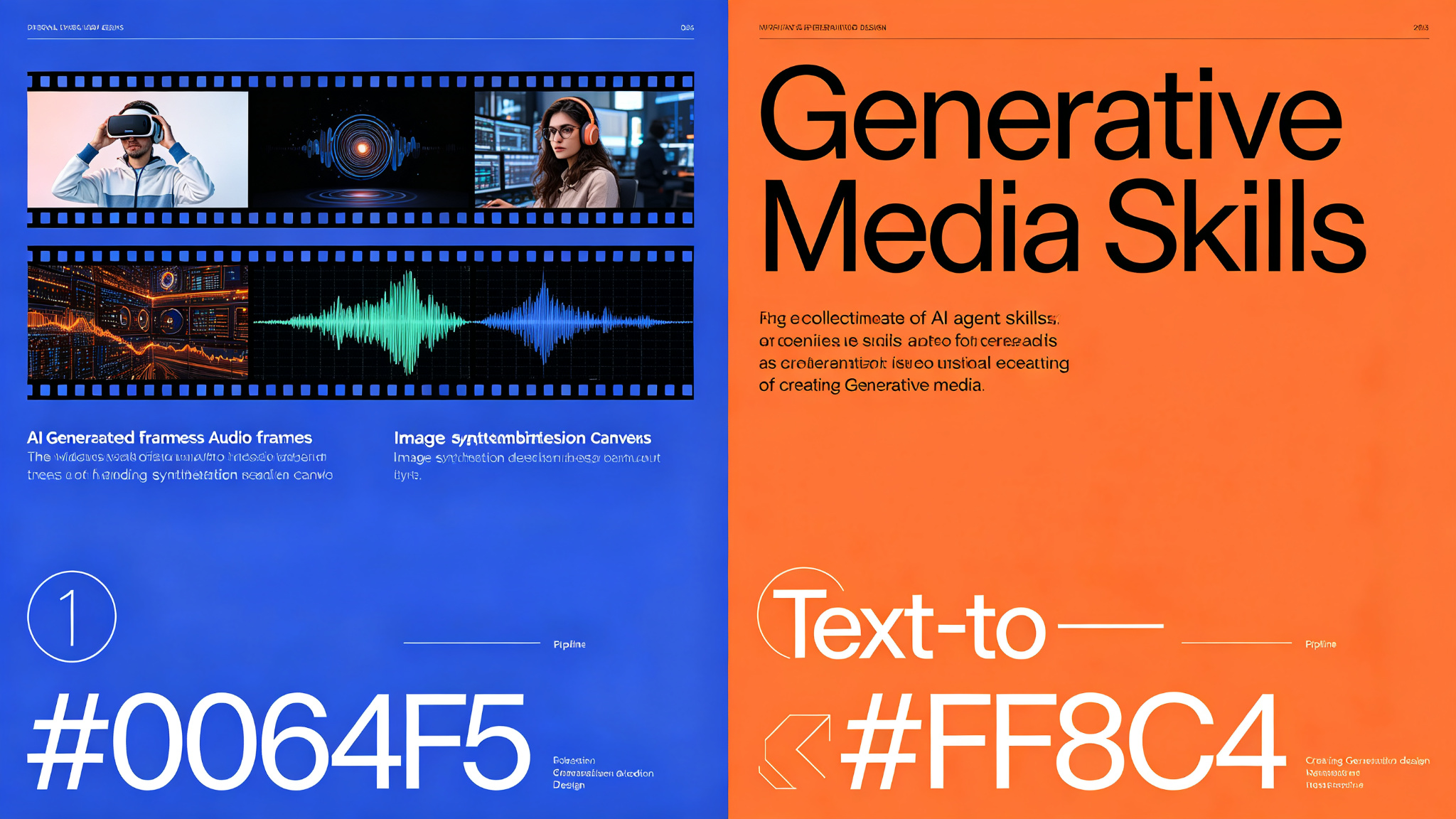 Generative Media Skills — 41+ agent recipes for images, video, and audio