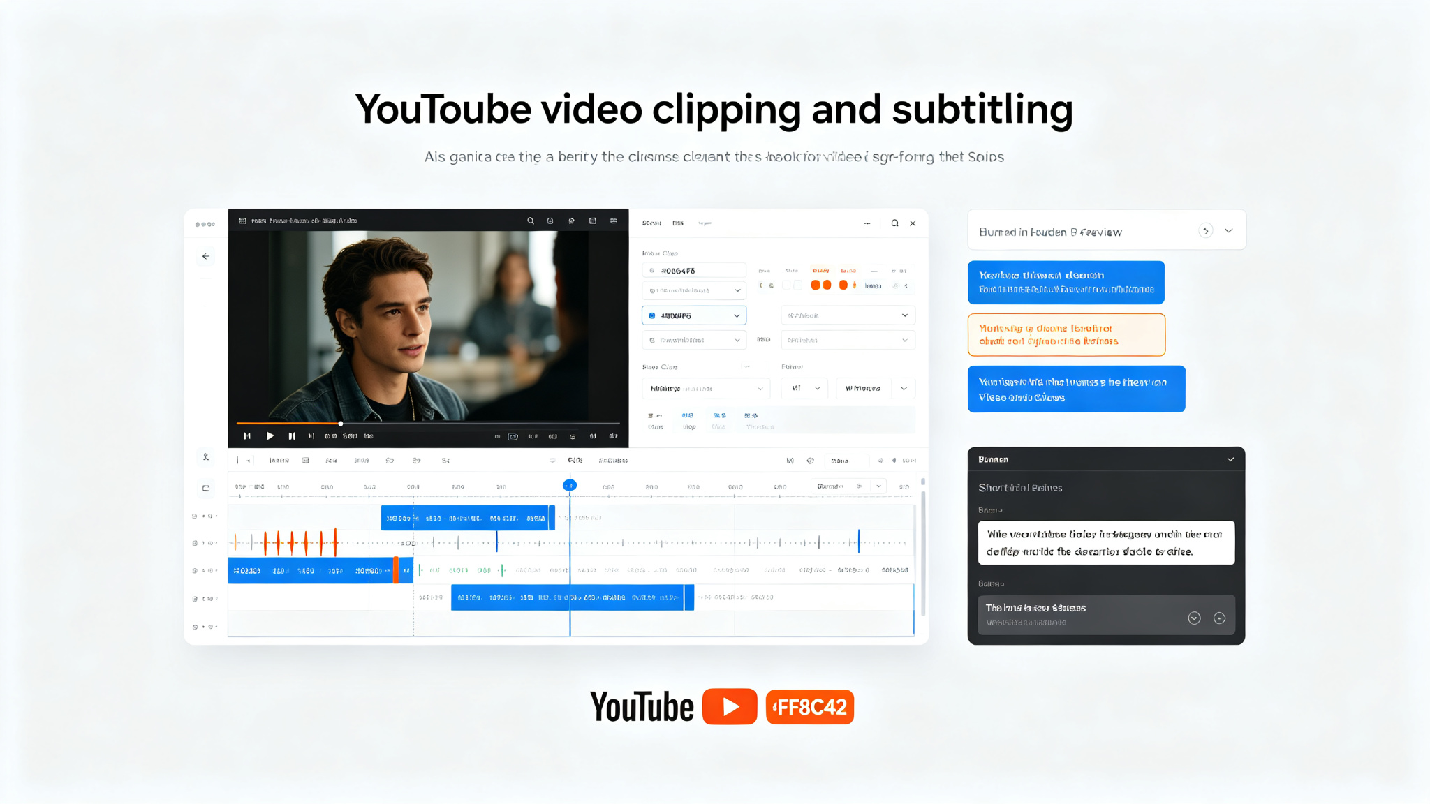 YouTube Clipper Skill — AI-powered video clipping with bilingual subtitles and burned-in captions