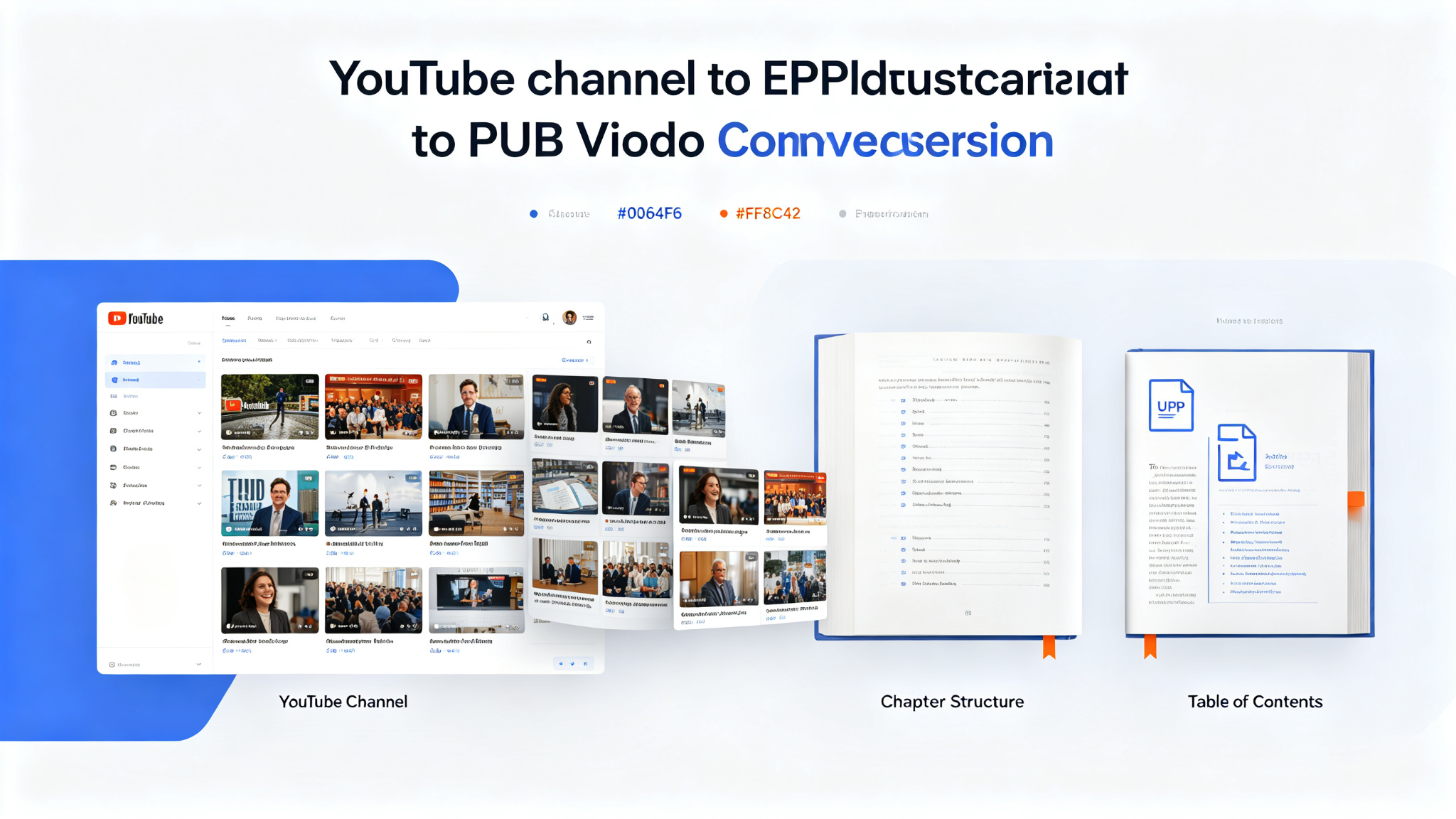 YouTube to Ebook — Convert any YouTube channel into a structured EPUB ebook